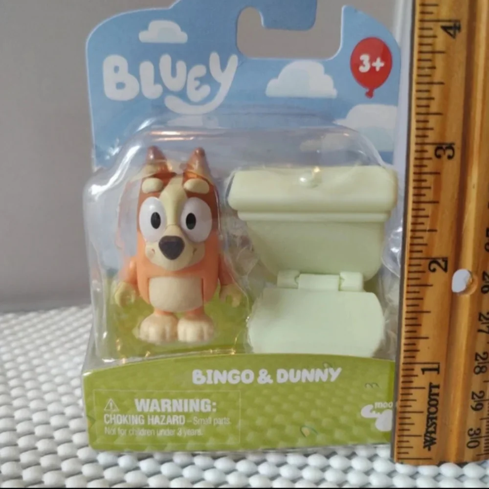 Bluey Cartoon Bingo and Dunny Figures NWT